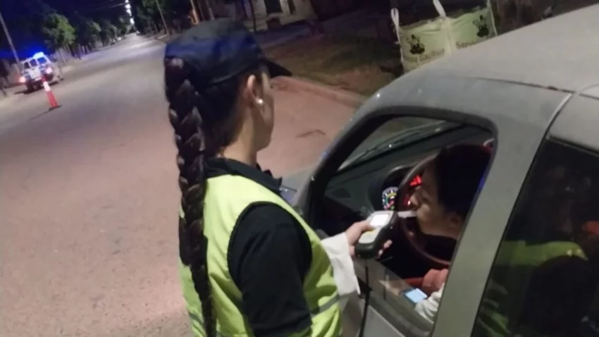 Domingo récord: 21 vehículos secuestrados por alcoholemias positivas