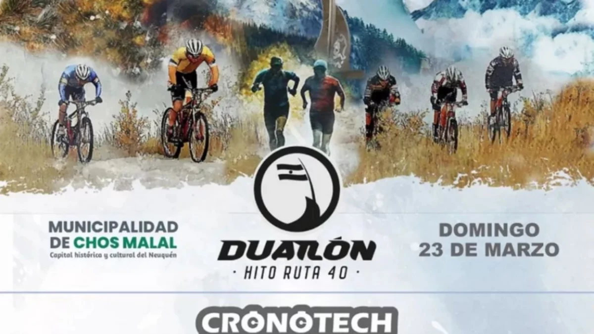 Chos Malal será sede del primer Duatlón Hito Ruta 40