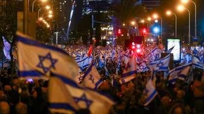 Masivas protestas contra Netanyahu en Jerusalén