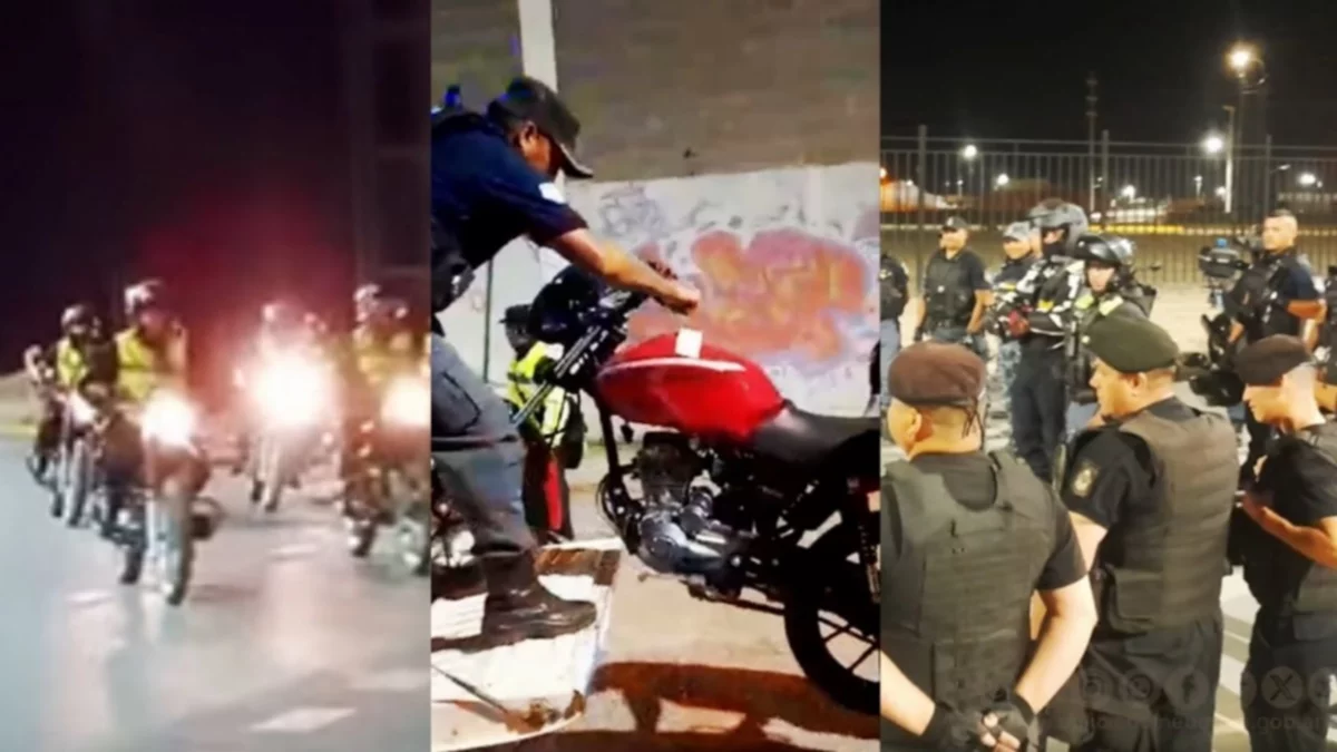 Después de los disturbios secuestraron 37 motos y 10 autos en Unión de Mayo
