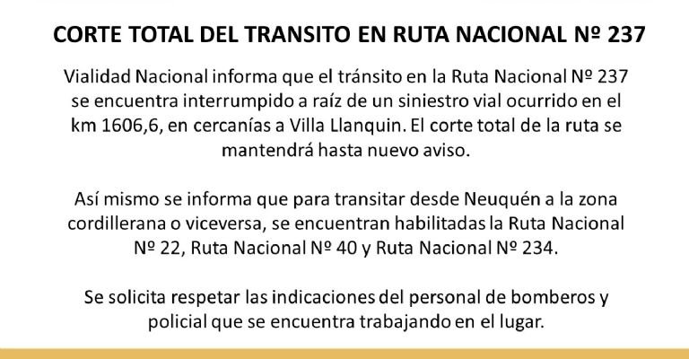 Tremendo choque entre un camión cargado de gas y un auto en la ruta 237- Tremendo choque entre un camión cargado de gas y un auto en la ruta 237