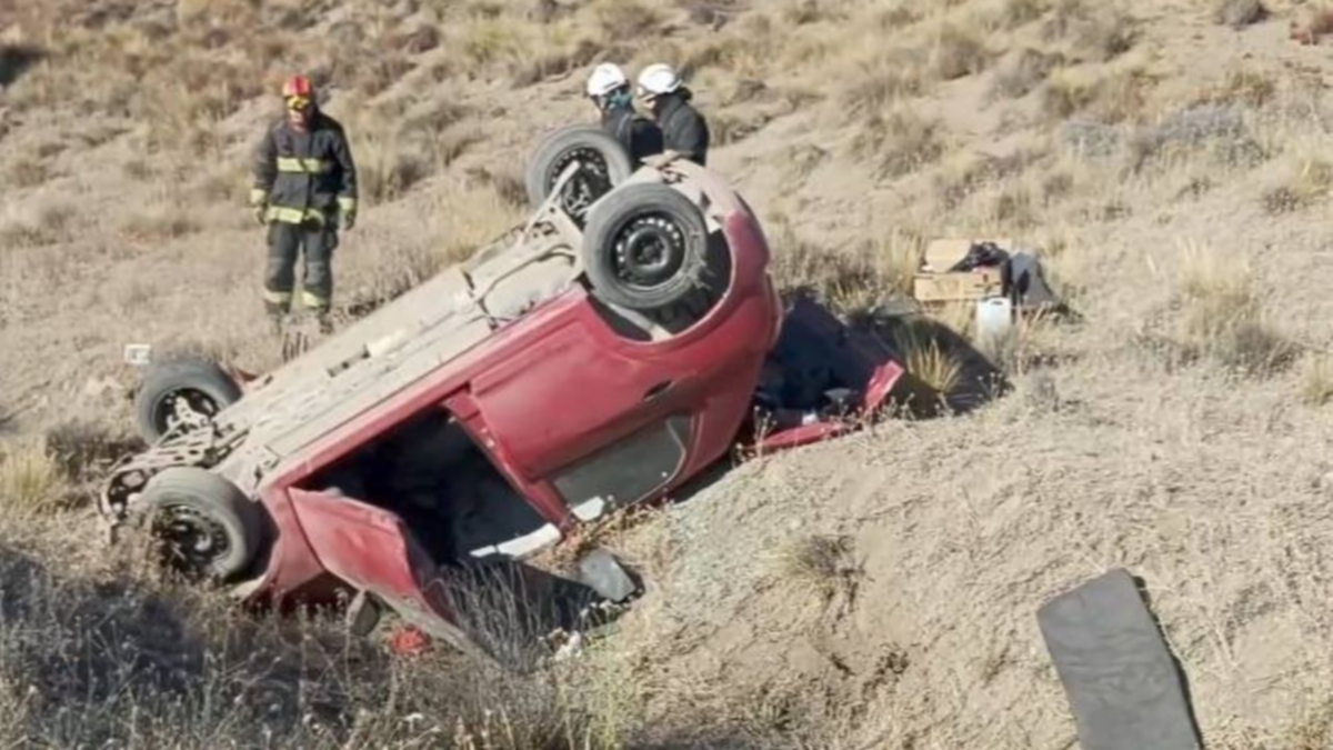 Un hombre de Roca volcó en Junín y resultó ileso