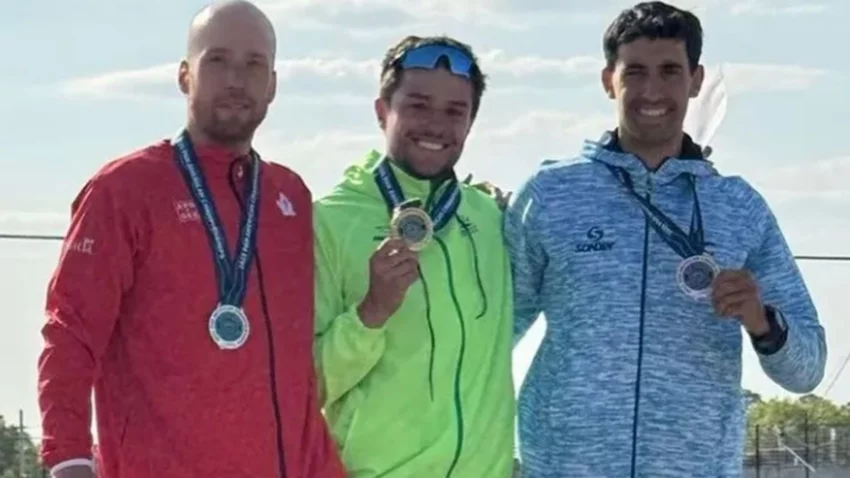 Kayak: El neuquino Matías Contreras se colgó una medalla Panamericana en Alabama