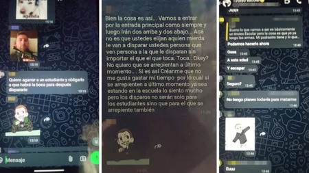 "Soy amante de los tiroteos escolares": la confesión de un adolescente que amenazó con matar a sus compañeros