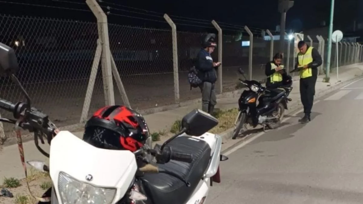 Secuestraron motos conducidas por adolescentes de 15 años