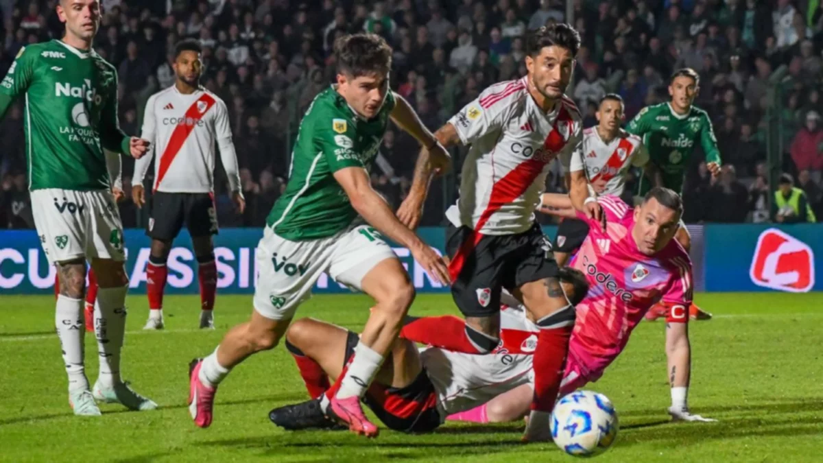 River sigue en deuda y sacó un pálido empate en Junín por el Apertura de la Liga Profesional