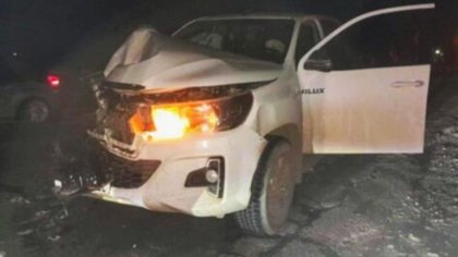Ruta 151: un conductor se llevó puesta una camioneta que circulaba sin luces