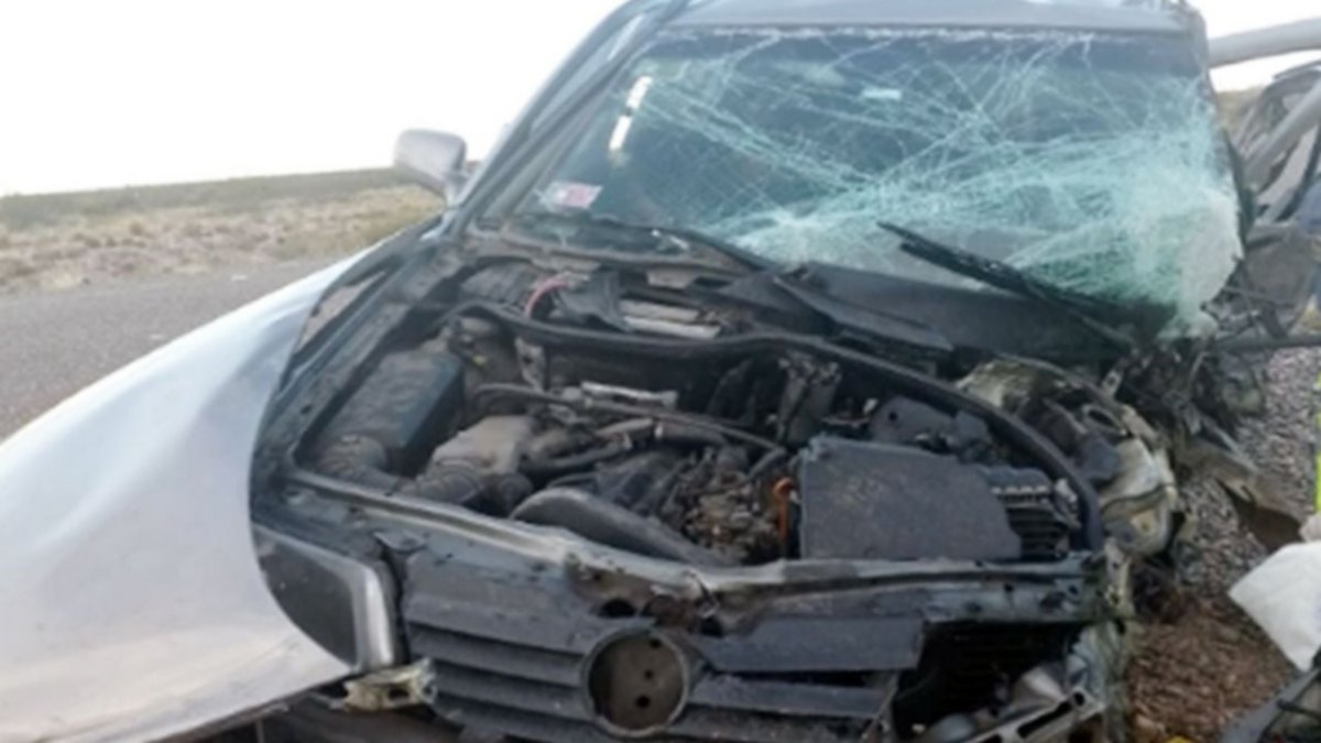 Ruta 6: dos amigos murieron en un brutal choque cerca de Roca