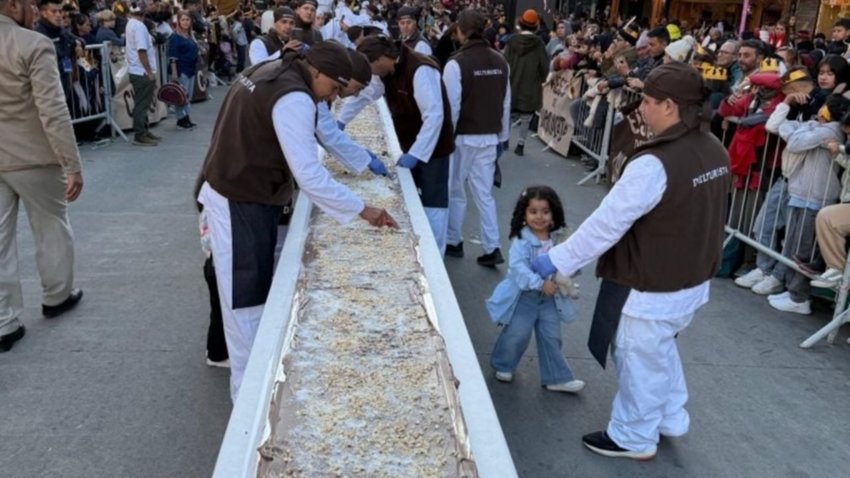 Bariloche fabricó la barra de chocolate más larga del mundo: 220 metros a puro sabor