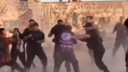 Perdieron el partido y se agarraron a trompadas con 50 policías en Roca