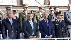 Figueroa encabezó el acto por el 68 aniversario de la Policía.