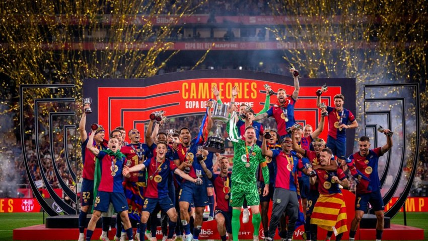 En Sevilla, Barcelona superó al Real Madrid y se quedó con la Copa del Rey 