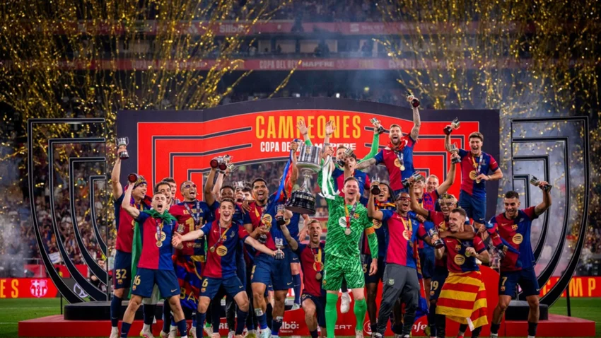 En Sevilla, Barcelona superó al Real Madrid y se quedó con la Copa del Rey 
