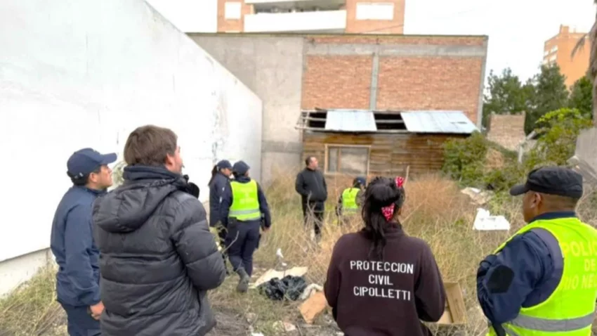 Destruyeron un aguantadero que funcionaba en pleno centro de Cipolletti