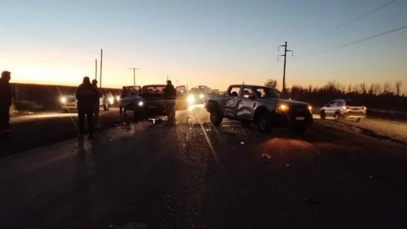 En Añelo hubo dos choques en menos de una hora sobre la Ruta 7