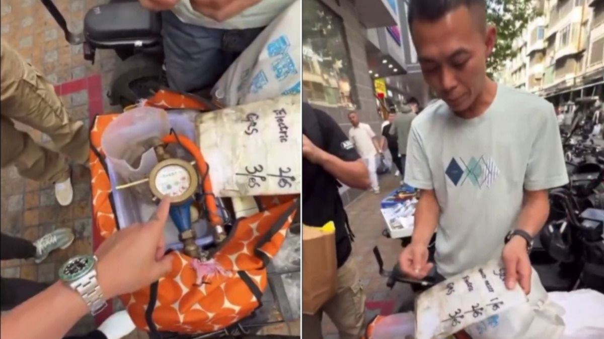 Viral: Un hombre creó un truco para manipular el medidor de agua y bajar los gastos de consumo