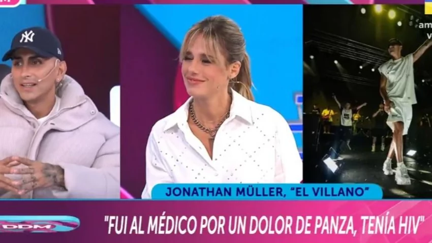 El cantante de cumbia "El Villano” contó que es portador de VIH