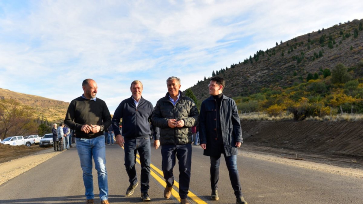 Ruta 23: Figueroa inauguró un tramo clave para el turismo en Aluminé