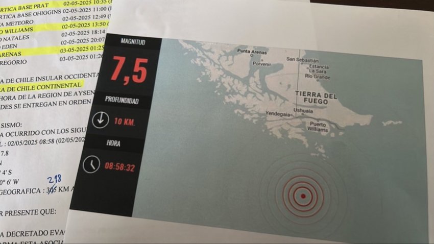 Sismo en Chile: el Gobierno canceló la evacuación pero mantiene el “estado de precaución”