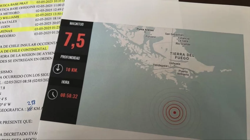 Sismo en Chile: el Gobierno canceló la evacuación pero mantiene el “estado de precaución”