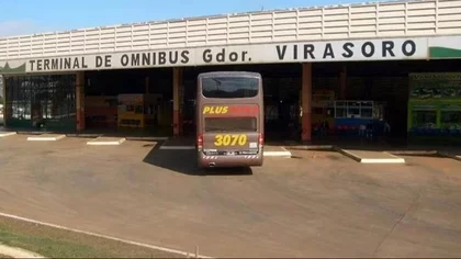 Macabro ómnibus entró a la Terminal arrastrando un cadáver
