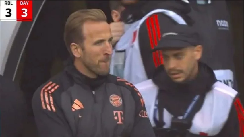 Harry Kane bajó a festejar su primer título, pero se lo empataron al final