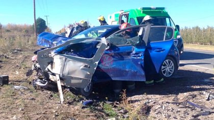 Un accidente sobre la Ruta 22 dejó tres personas heridas