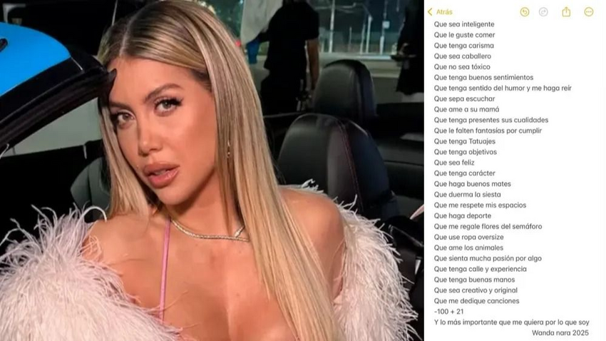 La extensa lista de requisitos para ser la pareja de Wanda Nara