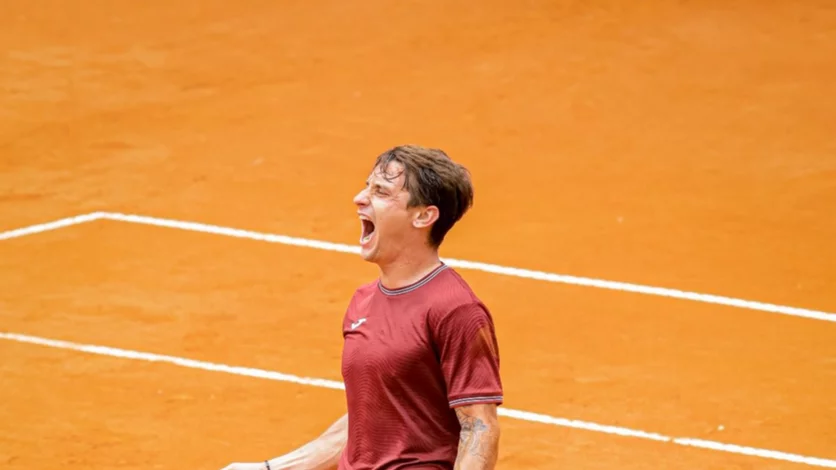 Ugo Carabelli, Comesaña y Burruchaga a paso firme en el Masters 1000 de Roma