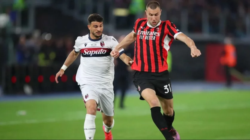 El Bologna de Santi Castro derrotó al Milan y ganó la Copa Italia