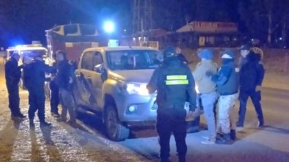 Detuvieron a un hombre que golpeó a un camionero en la Ruta 6