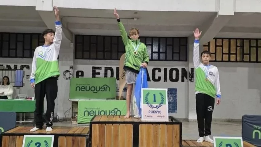 Felipe Bruni, el juvenil que brilló en los Juegos Unificados de la Patagonia