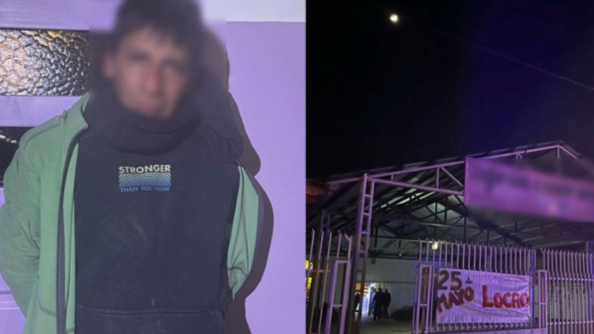 Vino desde el norte a Vaca Muerta en busca de trabajo y lo atraparon robando una iglesia