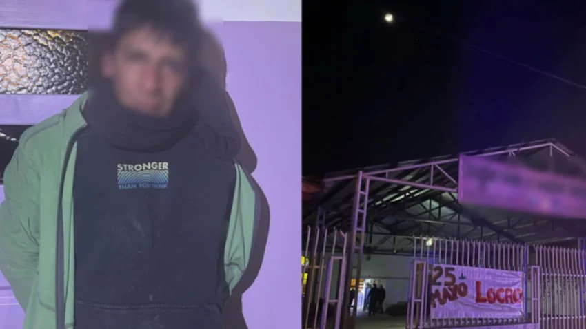 Vino desde el norte a Vaca Muerta en busca de trabajo y lo atraparon robando una iglesia