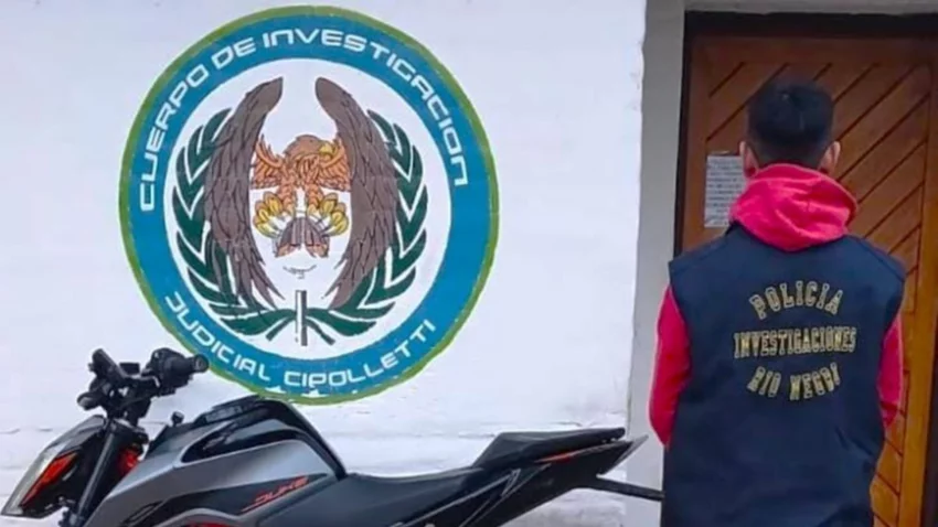 Encontraron en Cipolletti una motocicleta robada en Neuquén