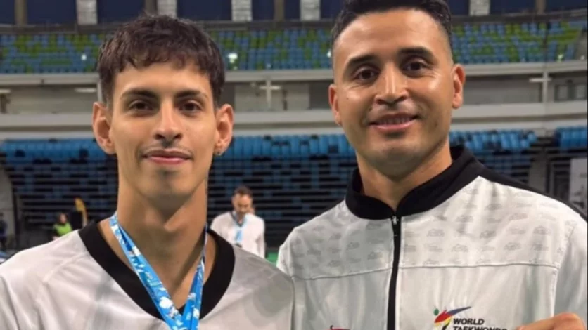 El neuquino José Luis Acuña, campeón del G2 de Taekwondo en Brasil