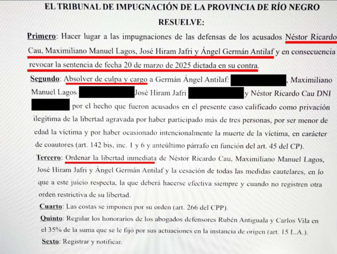 La justicia da un paso atrás: absuelven y liberan a los condenados por el crimen de Otoño Uriarte