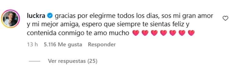 Así celebraron su primer aniversario Luck Ra y La Joaqui: tiernas dedicatorias y regalos