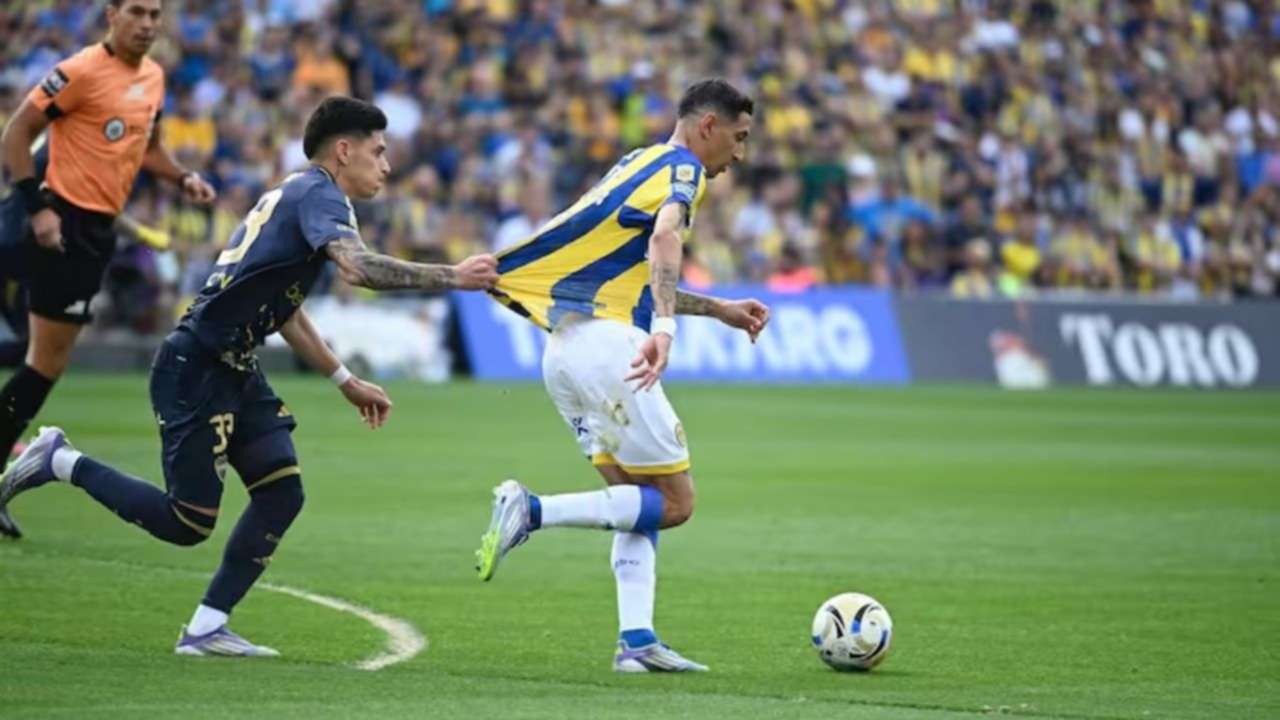 Con un gol olímpico de Di María, Rosario Central y Boca repartieron puntos