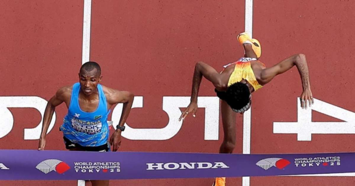 Foto finish define al campeón: Alphonce Simbu hizo historia en Tokio