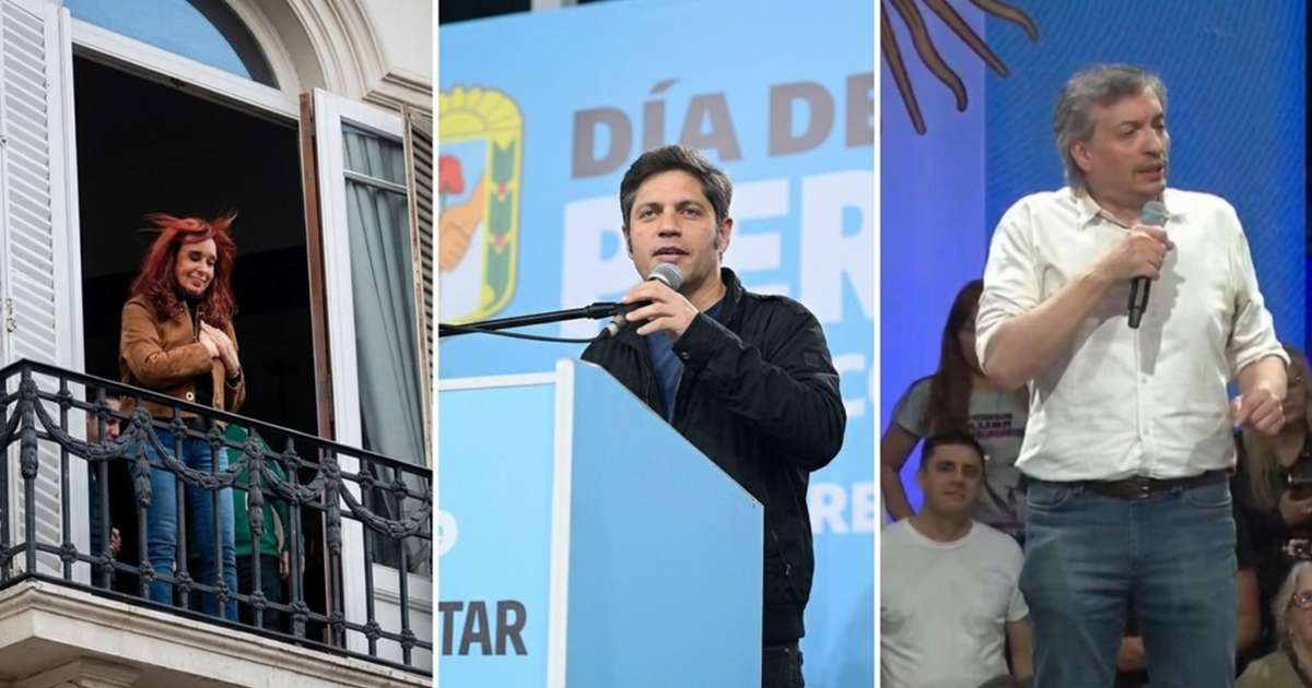 Día de la Lealtad peronista: Axel Kicillof, Máximo Kirchner y La ...
