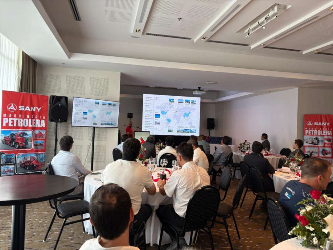 Sany desembarcó en Argentina y apuesta a Vaca Muerta como eje de su estrategia energética